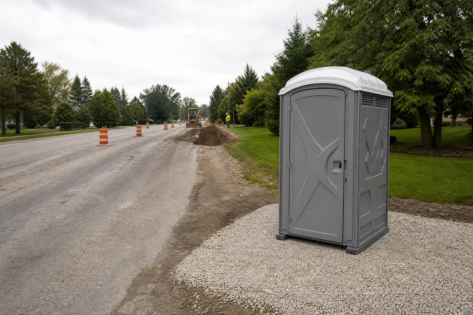 Accessible restroom options for inclusive events and sites portable sanitation setup